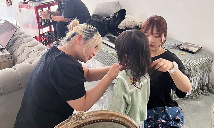 ヘアメイク研修