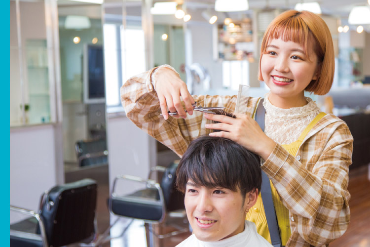 ヘアスタイリスト専攻のイメージ