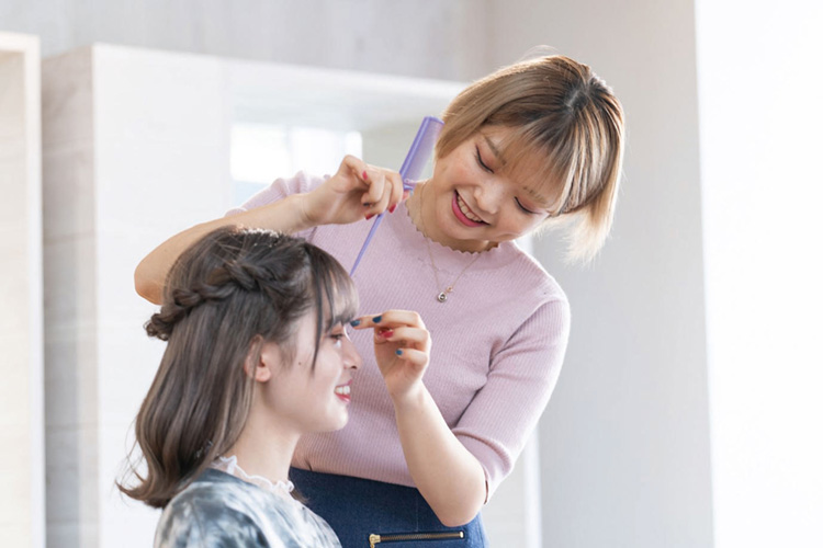 ヘアメイク科 福岡ベルエポック美容専門学校 ヘアメイク科 福岡ベルエポック美容専門学校
