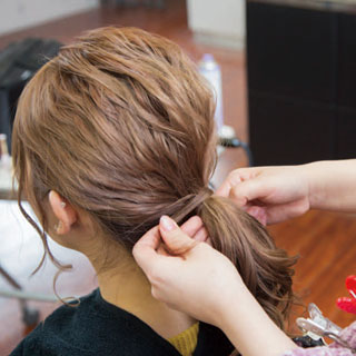 ヘアアレンジ体験