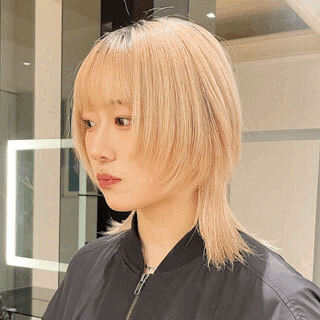 韓国風ウルフカット体験