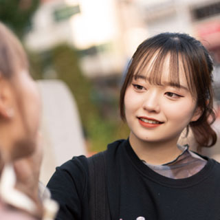 ラメでメイク体験