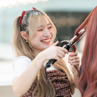 ヘアスタイリング体験